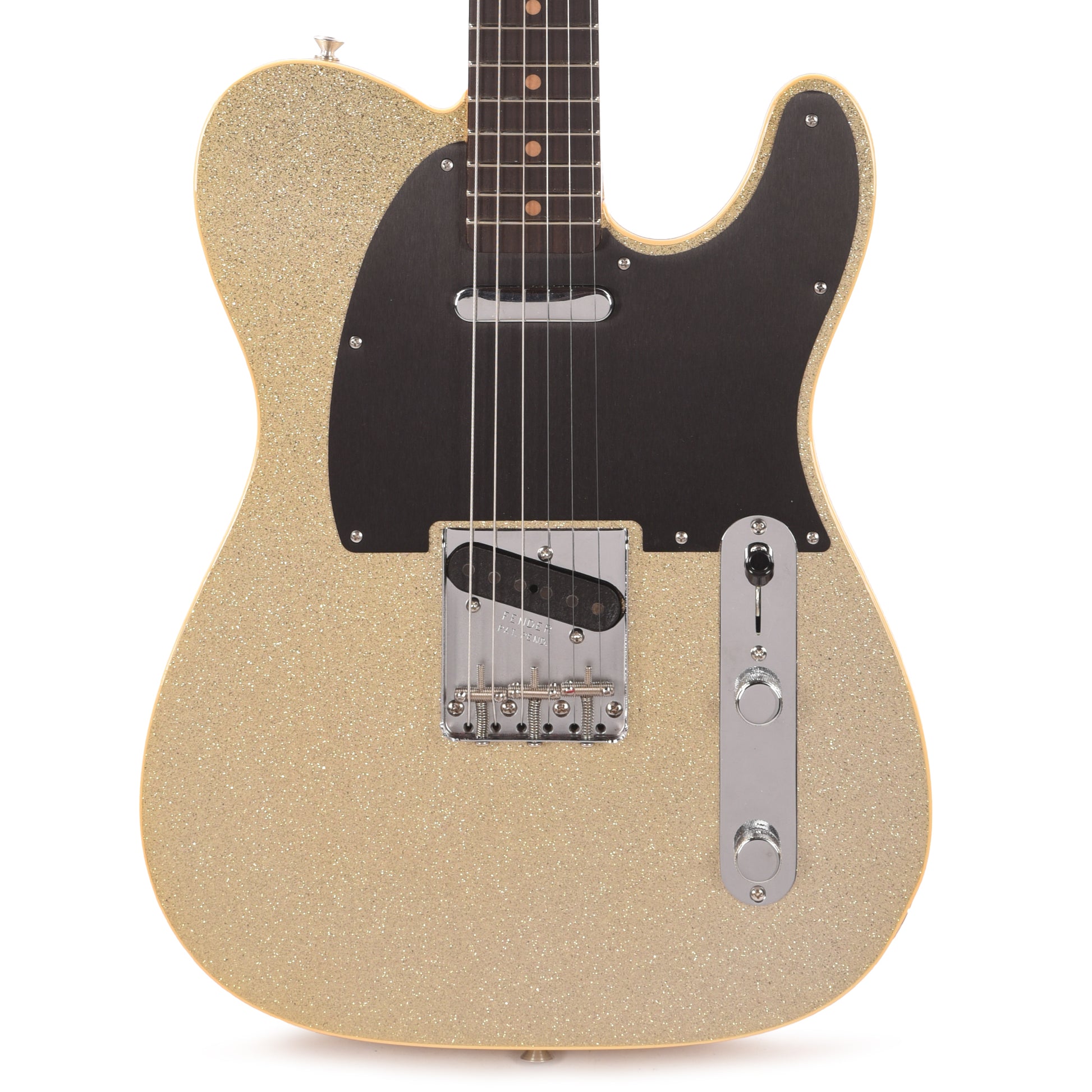 Fender Custom Shop 1959 Custom Telecaster "Chicago Special" Deluxe Closet Classic Super Aged Silver Sparkle Electric Guitars / Solid Body