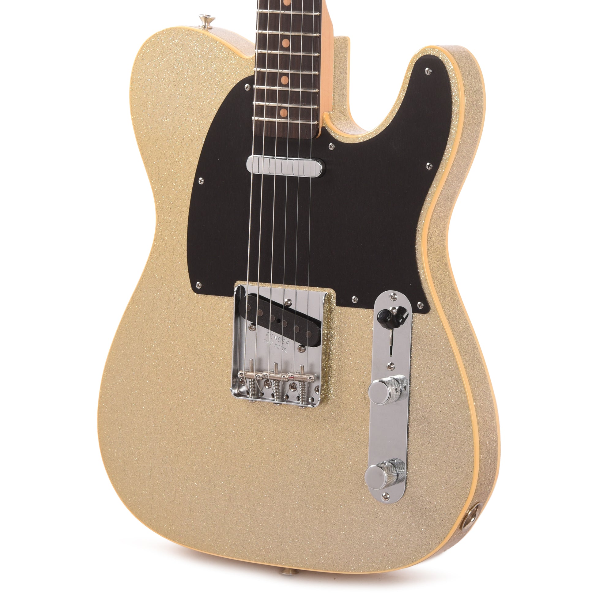 Fender Custom Shop 1959 Custom Telecaster "Chicago Special" Deluxe Closet Classic Super Aged Silver Sparkle Electric Guitars / Solid Body