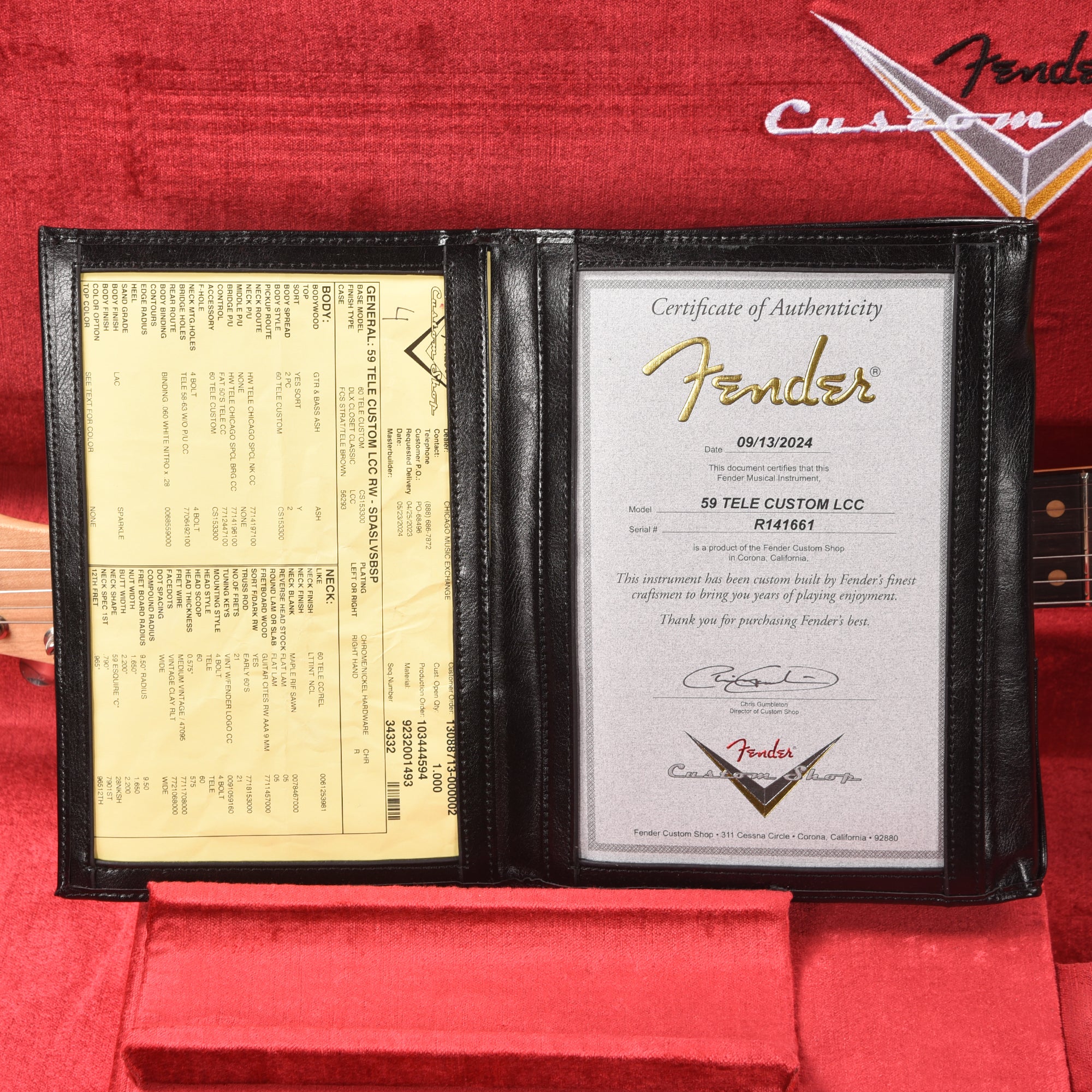 Fender Custom Shop 1959 Custom Telecaster 