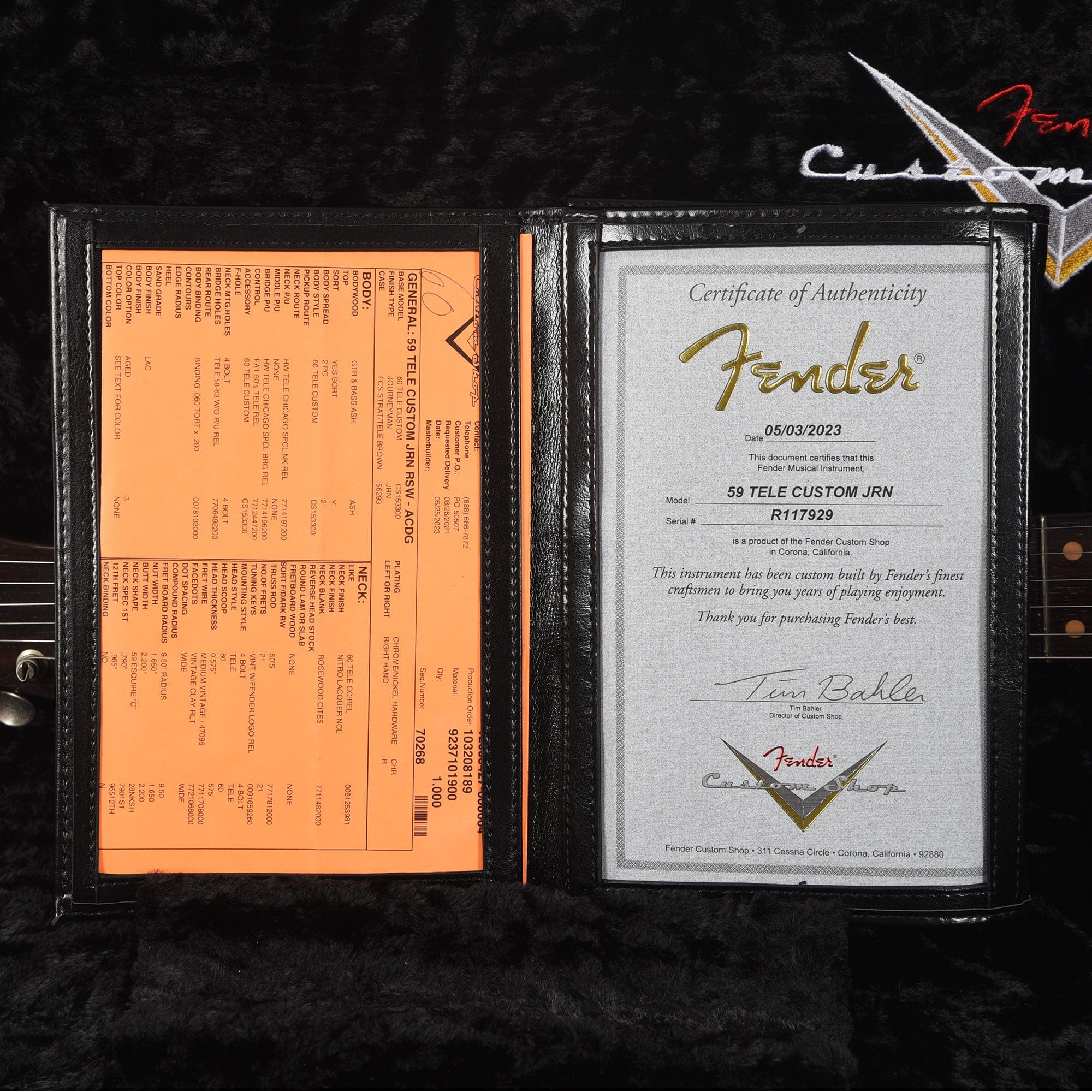 Fender Custom Shop 1959 Custom Telecaster 