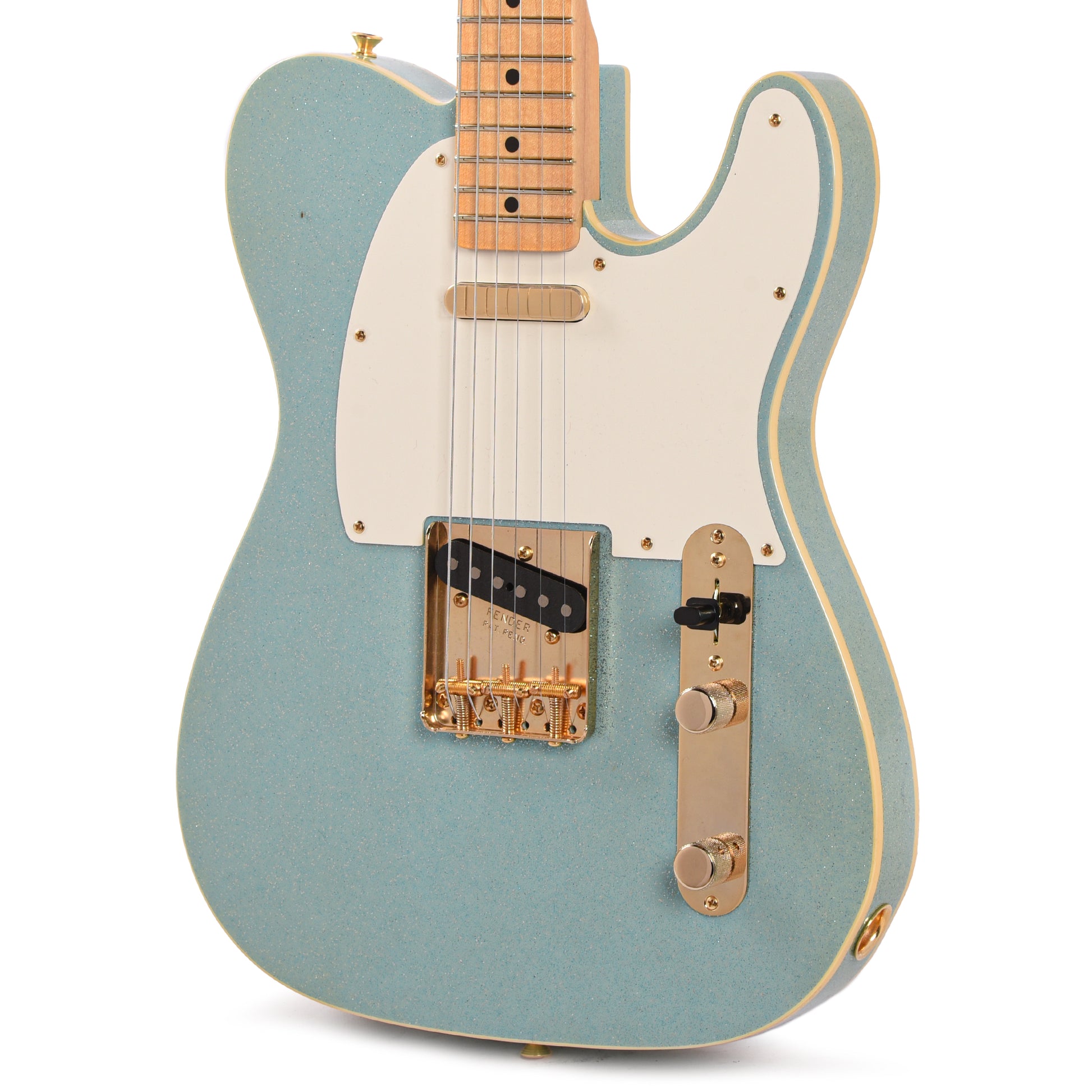 Fender Custom Shop 1959 Custom Telecaster "Chicago Special" NOS Aged Daphne Blue Sparkle Electric Guitars / Solid Body