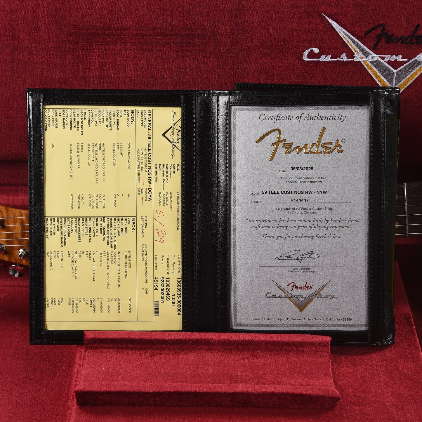 Fender Custom Shop 1959 Custom Telecaster "Chicago Special" NOS Fluorescent Yellow Electric Guitars / Solid Body