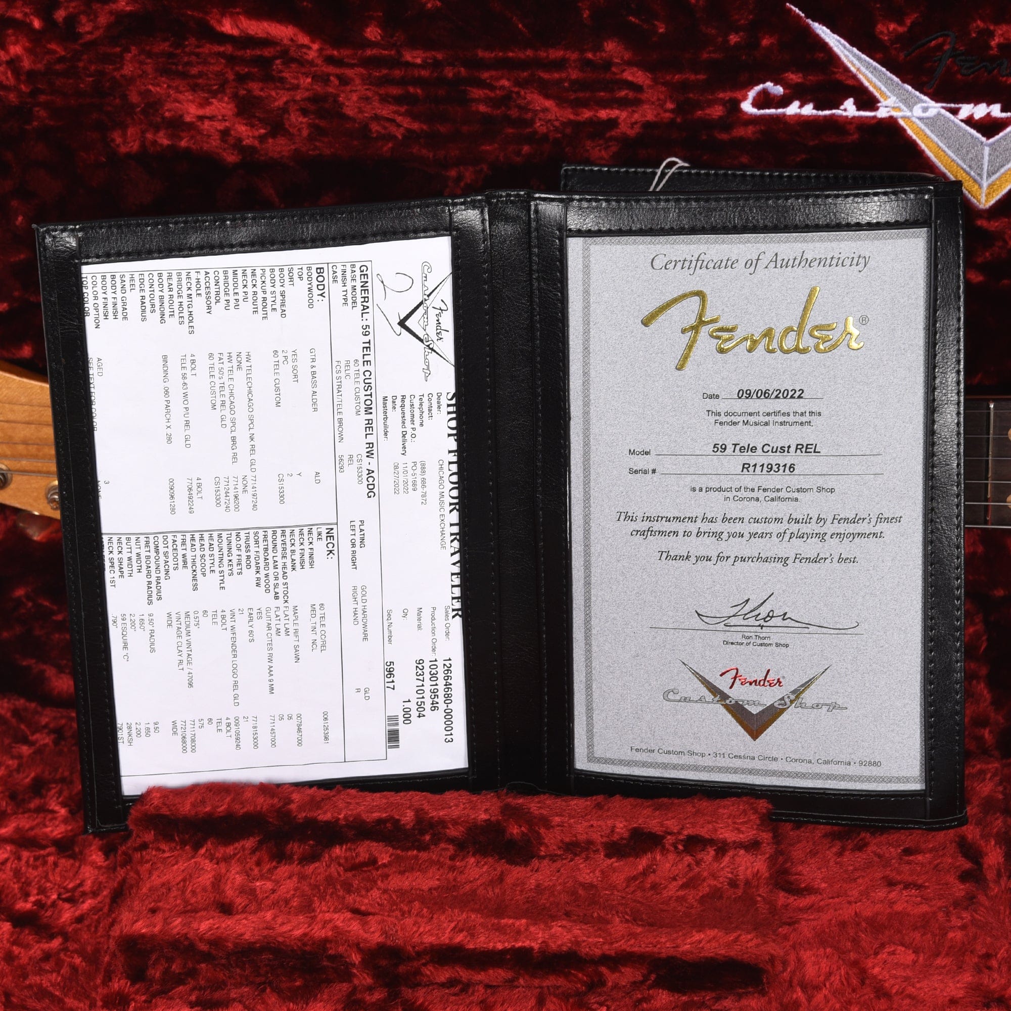 Fender Custom Shop 1959 Custom Telecaster 