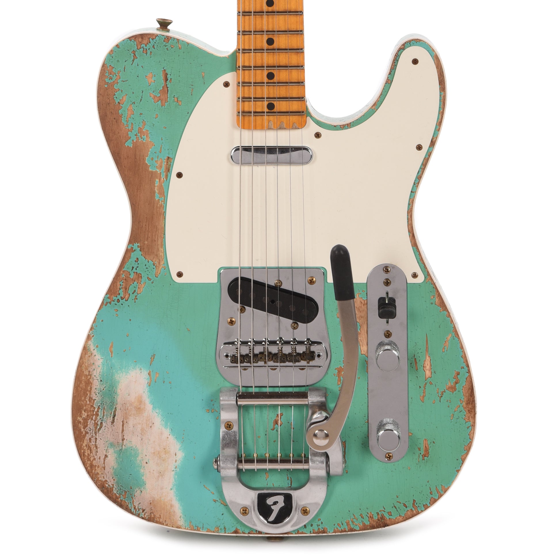 Fender Custom Shop 1959 Custom Telecaster "Chicago Special" Super Heavy Relic Super Aged Sea Foam Green w/Bigsby Electric Guitars / Solid Body