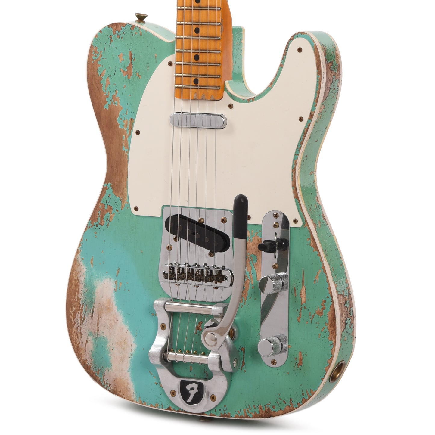 Fender Custom Shop 1959 Custom Telecaster "Chicago Special" Super Heavy Relic Super Aged Sea Foam Green w/Bigsby Electric Guitars / Solid Body