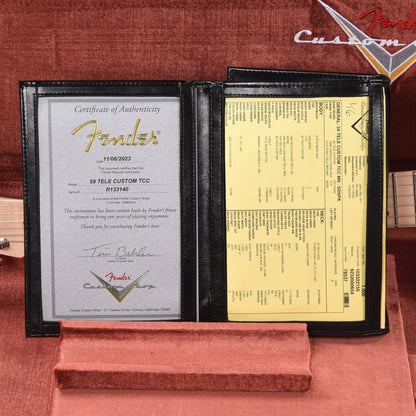 Fender Custom Shop 1959 Custom Telecaster "Chicago Special" Time Capsule Super Dirty Shell Pink Electric Guitars / Solid Body