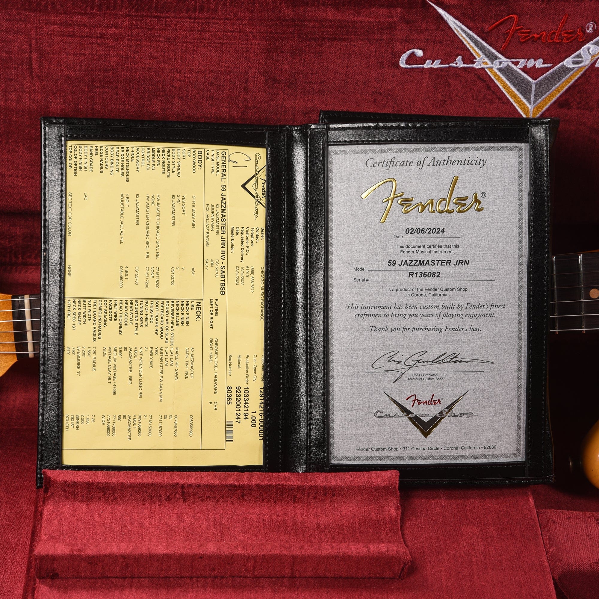 Fender Custom Shop 1959 Jazzmaster Ash 