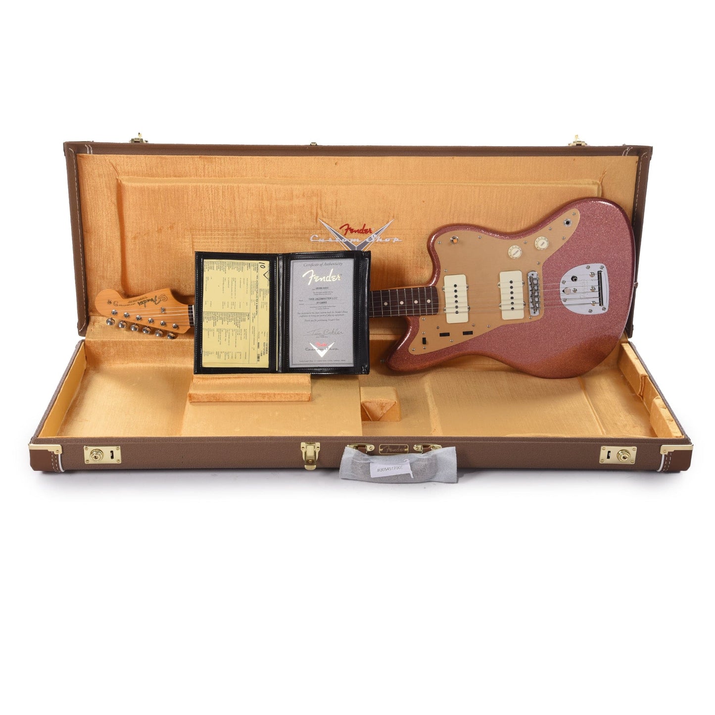 Fender Custom Shop 1959 Jazzmaster "Chicago Special" Deluxe Closet Classic Aged Burgundy Mist Sparkle Electric Guitars / Solid Body