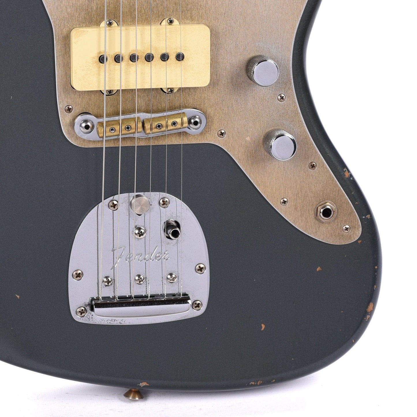 Fender Custom Shop 1959 Jazzmaster "Chicago Special" Deluxe Closet Classic Super Aged Charcoal Frost Metallic Masterbuilt by Levi Perry Electric Guitars / Solid Body