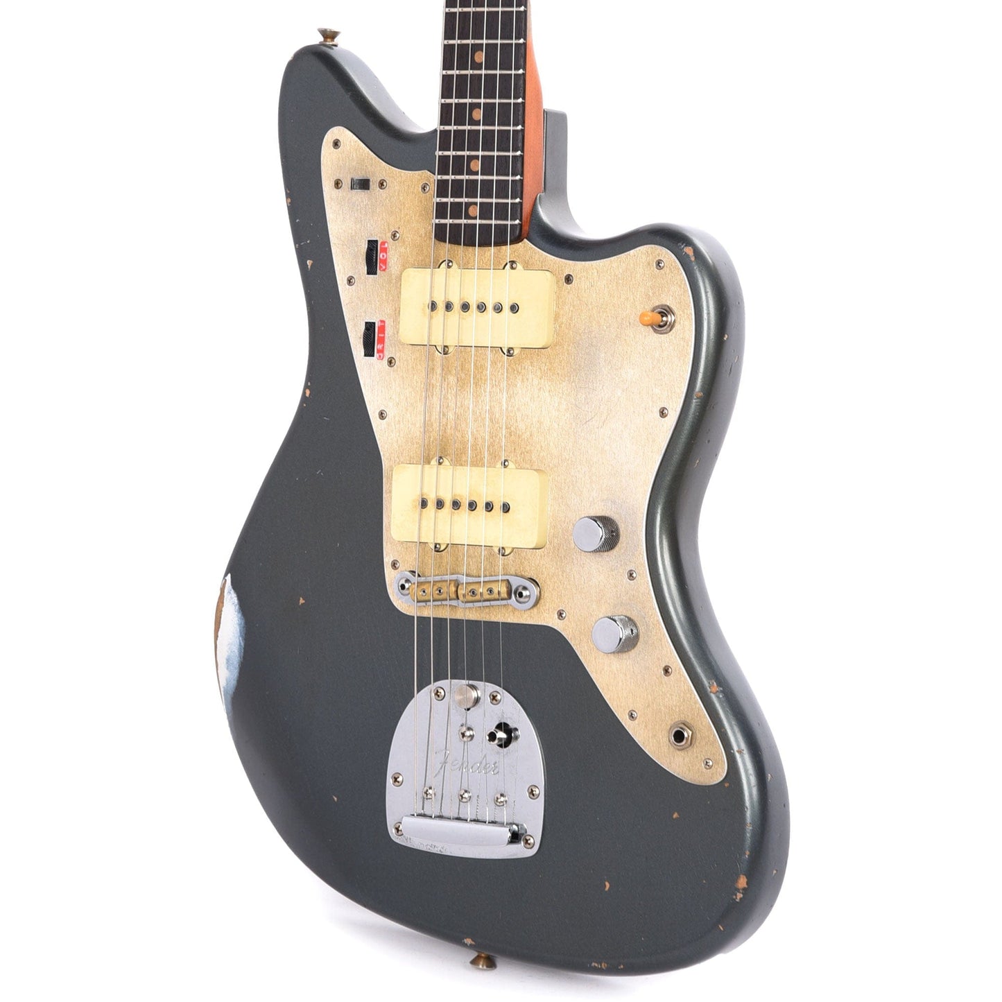 Fender Custom Shop 1959 Jazzmaster "Chicago Special" Deluxe Closet Classic Super Aged Charcoal Frost Metallic Masterbuilt by Levi Perry Electric Guitars / Solid Body