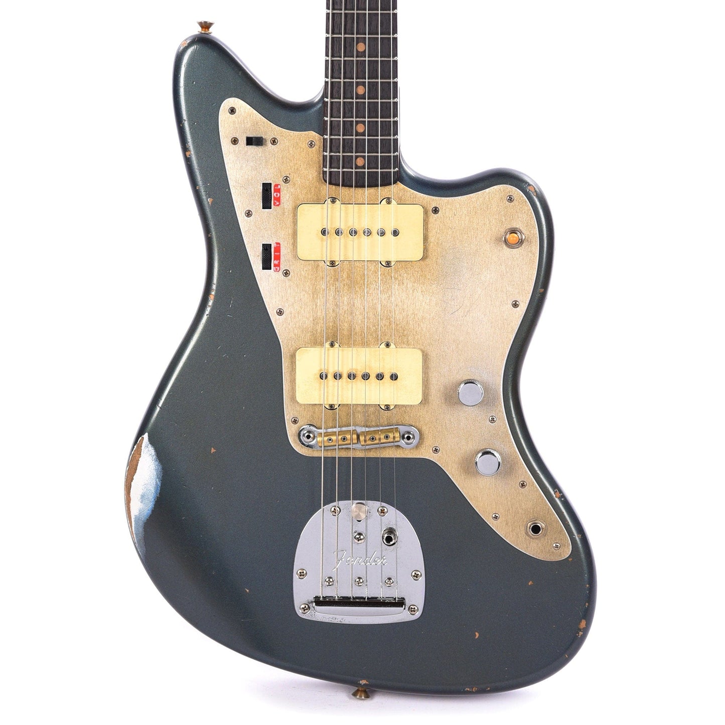 Fender Custom Shop 1959 Jazzmaster "Chicago Special" Deluxe Closet Classic Super Aged Charcoal Frost Metallic Masterbuilt by Levi Perry Electric Guitars / Solid Body