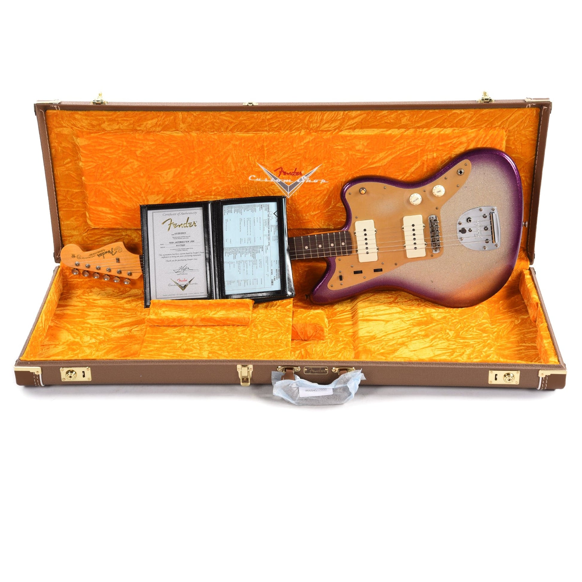 Fender Custom Shop 1959 Jazzmaster "Chicago Special" Journeyman Purple Sparkle Electric Guitars / Solid Body