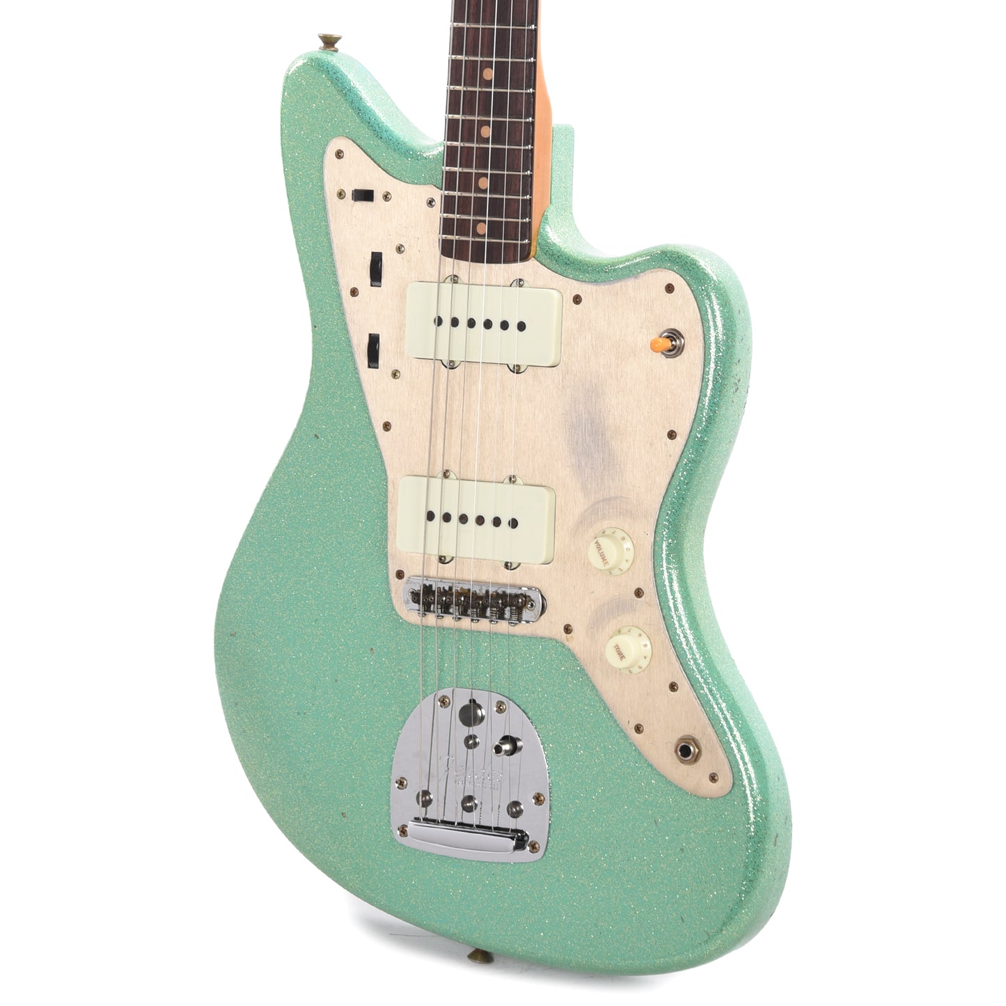 Fender Custom Shop 1959 Jazzmaster "Chicago Special" Journeyman Relic Super Aged Seafoam Sparkle Electric Guitars / Solid Body