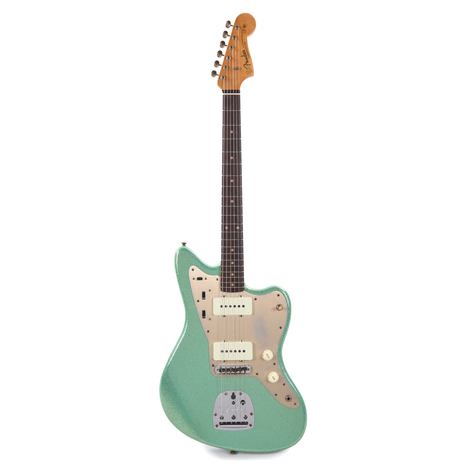 Fender Custom Shop 1959 Jazzmaster "Chicago Special" Journeyman Relic Super Aged Seafoam Sparkle Electric Guitars / Solid Body