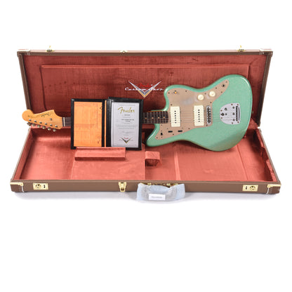 Fender Custom Shop 1959 Jazzmaster "Chicago Special" Journeyman Relic Super Aged Seafoam Sparkle Electric Guitars / Solid Body