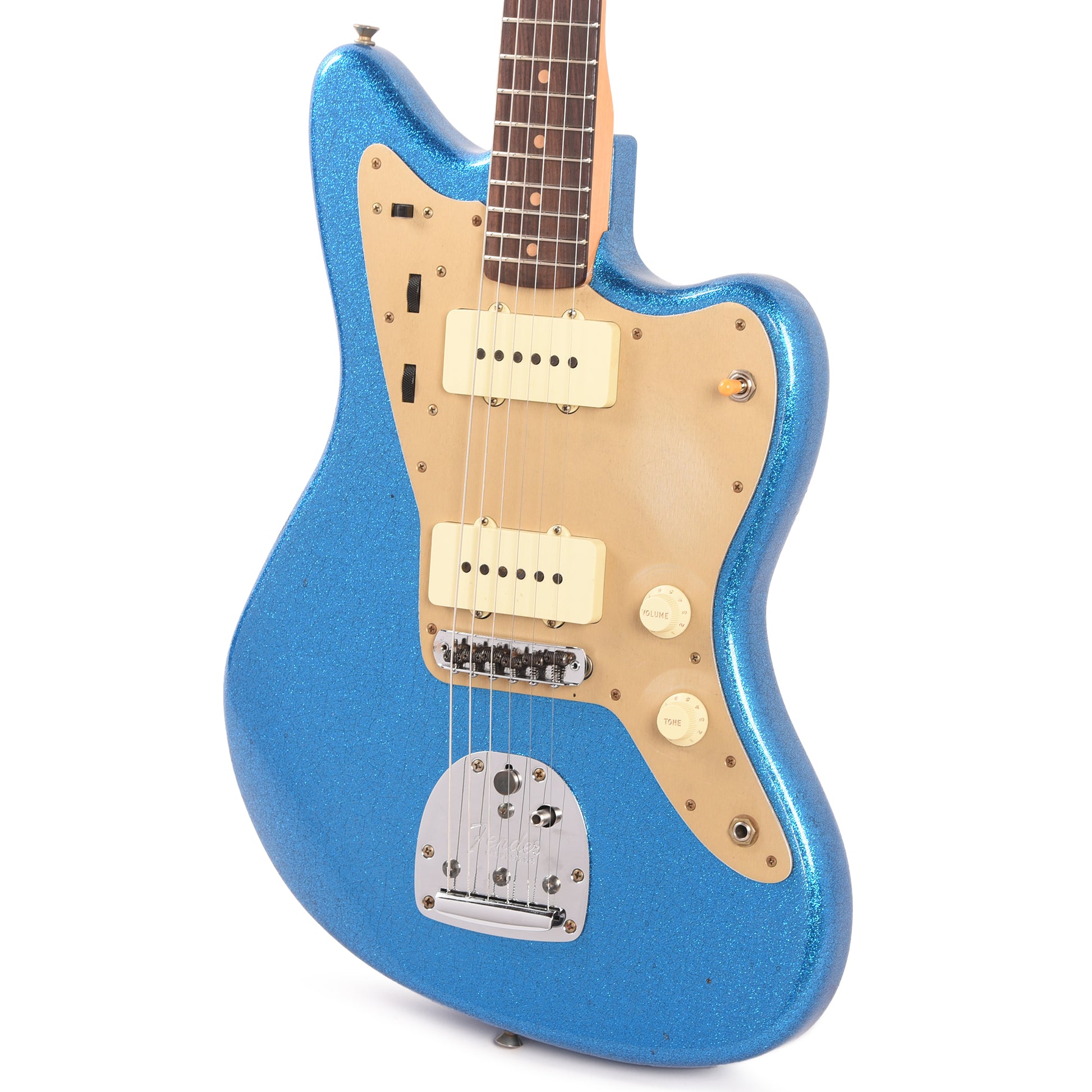 Fender Custom Shop 1959 Jazzmaster "Chicago Special" Journeyman Relic Super Faded Aged Blue Sparkle Electric Guitars / Solid Body