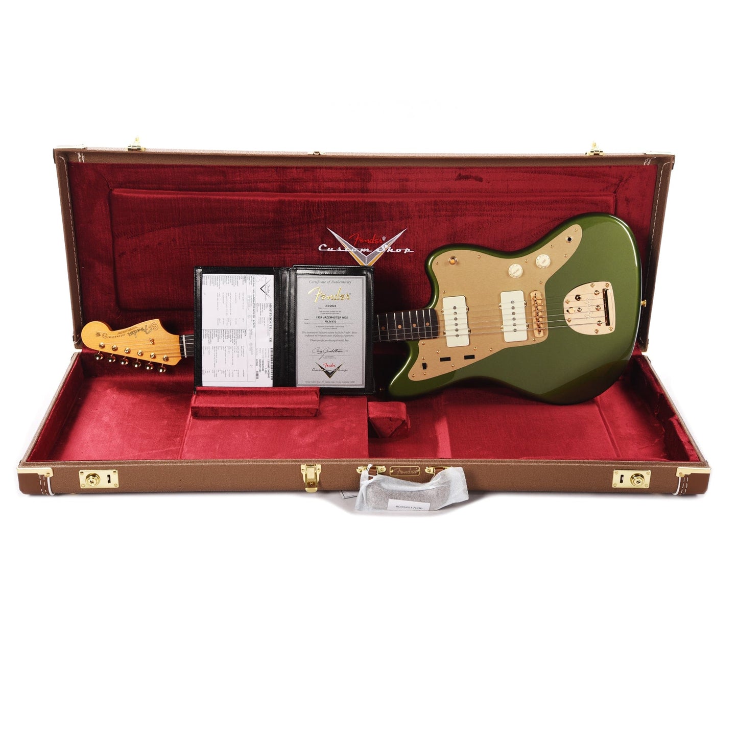 Fender Custom Shop 1959 Jazzmaster "Chicago Special" NOS Aged Cadillac Green w/Gold Hardware Electric Guitars / Solid Body