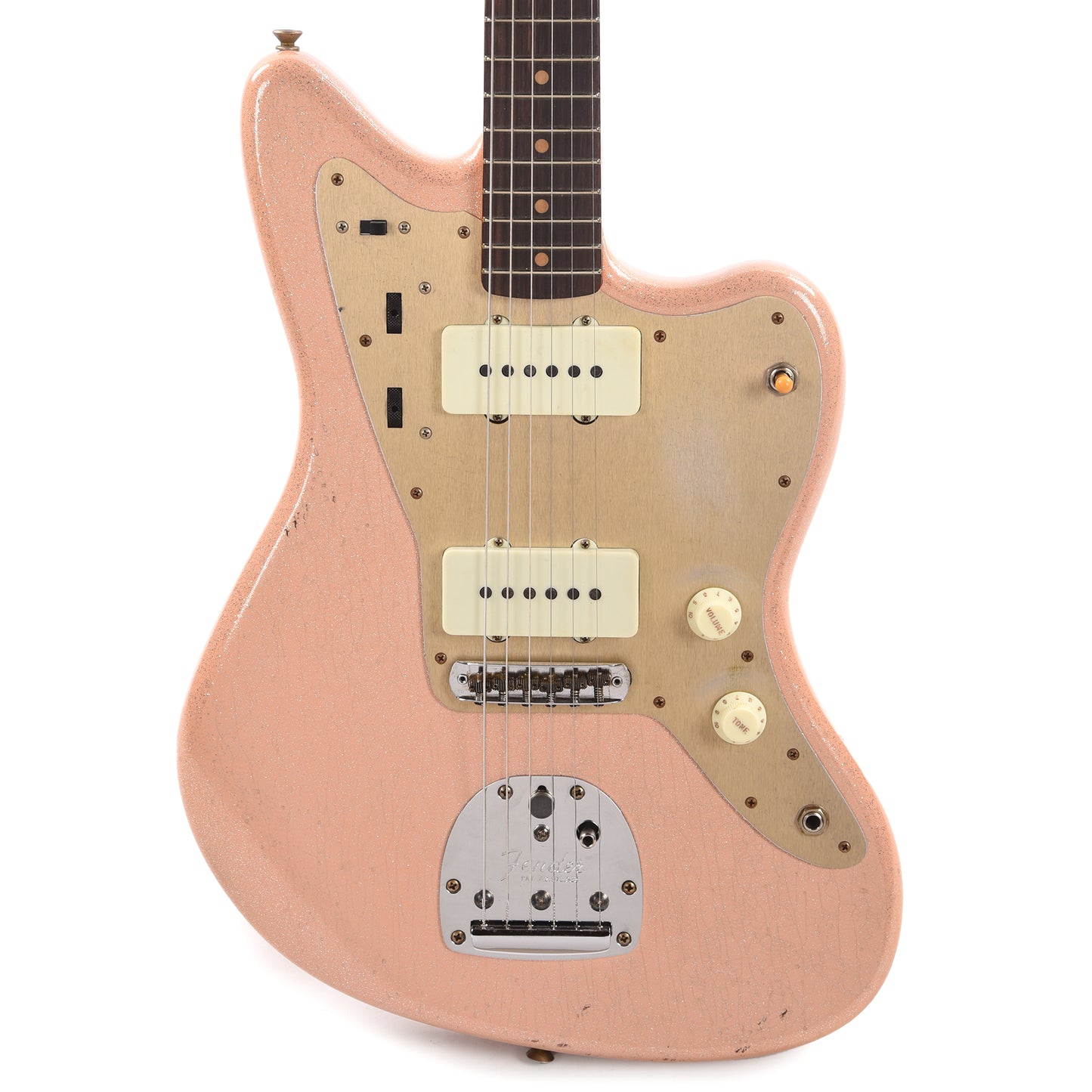 Fender Custom Shop 1959 Jazzmaster "Chicago Special" Relic Aged Shell Pink Sparkle Electric Guitars / Solid Body