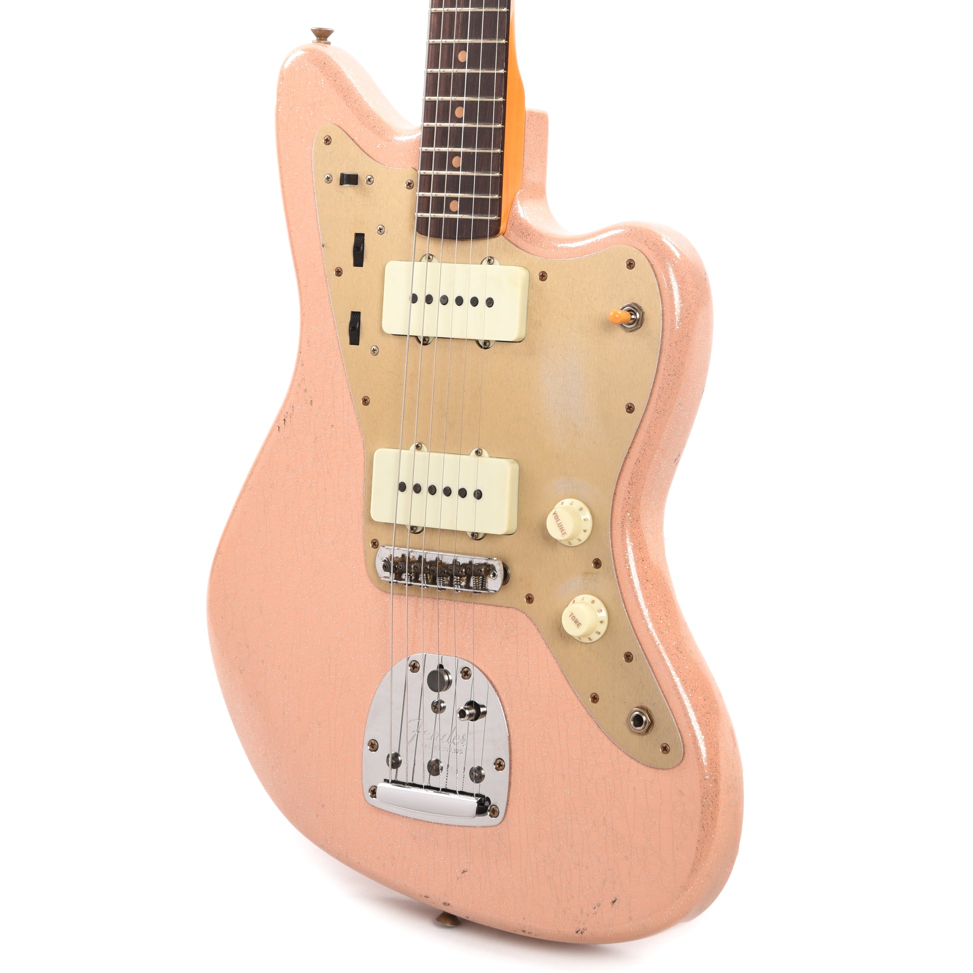 Fender Custom Shop 1959 Jazzmaster "Chicago Special" Relic Aged Shell Pink Sparkle Electric Guitars / Solid Body