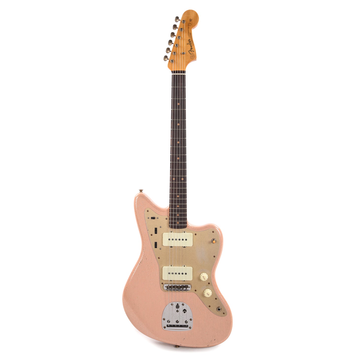 Fender Custom Shop 1959 Jazzmaster "Chicago Special" Relic Aged Shell Pink Sparkle Electric Guitars / Solid Body