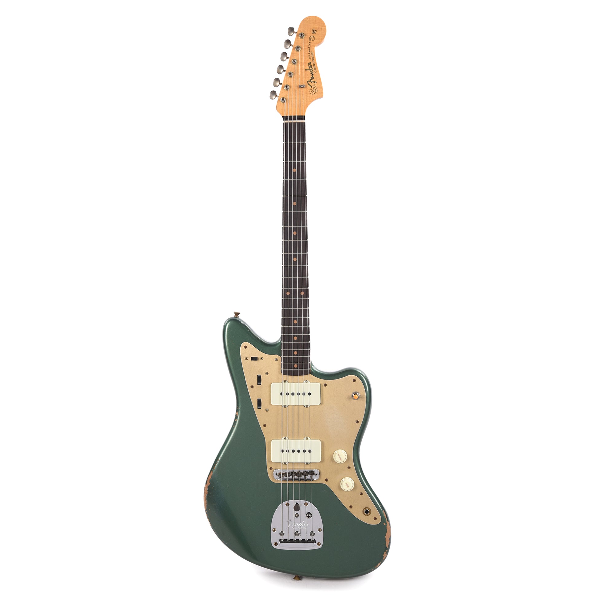 Fender Custom Shop 1959 Jazzmaster "Chicago Special" Relic Aged Sherwood Green Metallic Electric Guitars / Solid Body