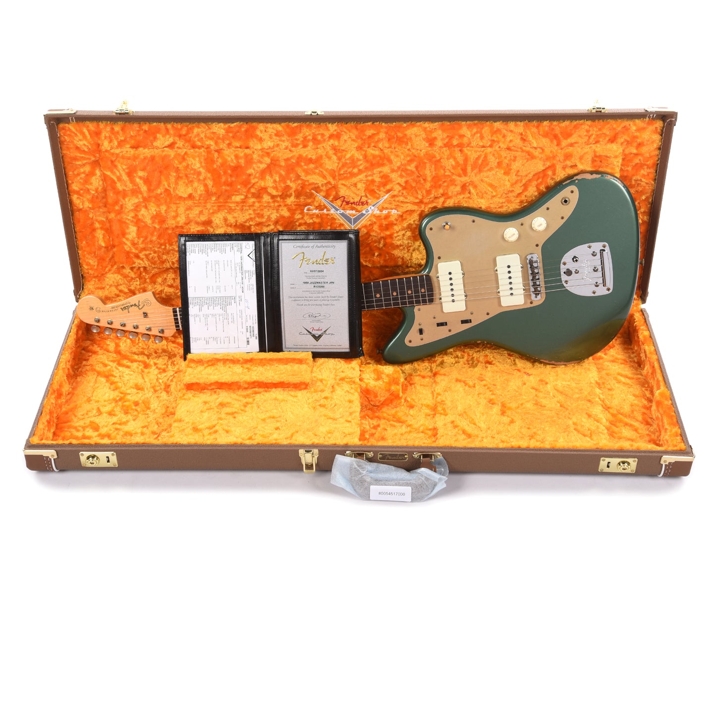 Fender Custom Shop 1959 Jazzmaster "Chicago Special" Relic Aged Sherwood Green Metallic Electric Guitars / Solid Body