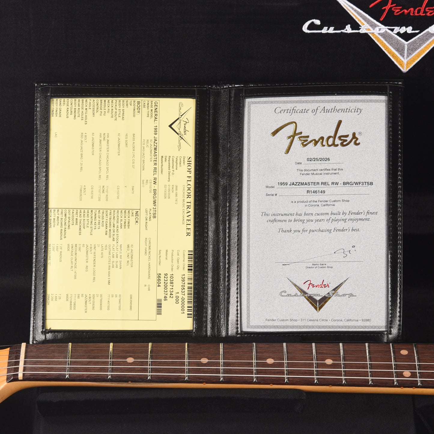 Fender Custom Shop 1959 Jazzmaster "Chicago Special" Relic British Racing Green over Wide Fade 3-Color Sunburst Electric Guitars / Solid Body