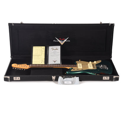 Fender Custom Shop 1959 Jazzmaster "Chicago Special" Relic British Racing Green over Wide Fade 3-Color Sunburst Electric Guitars / Solid Body