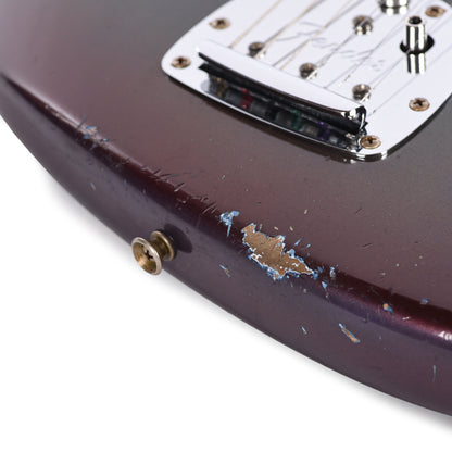 Fender Custom Shop 1959 Jazzmaster "Chicago Special" Relic No-Stripe Competition Burgundy Master Built by Levi Perry Electric Guitars / Solid Body
