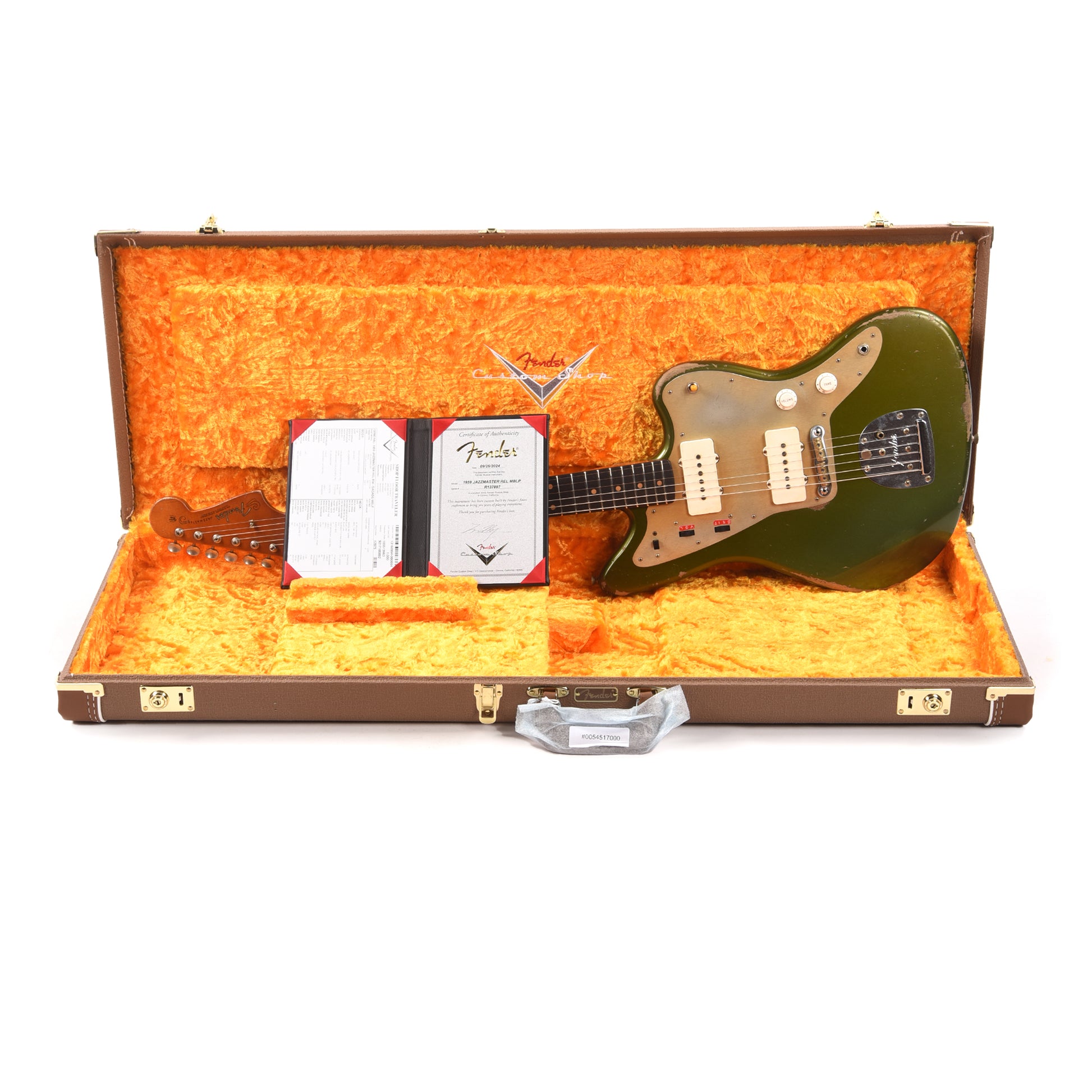 Fender Custom Shop 1959 Jazzmaster "Chicago Special" Relic Super Aged Cadillac Green Master Built by Levi Perry Electric Guitars / Solid Body