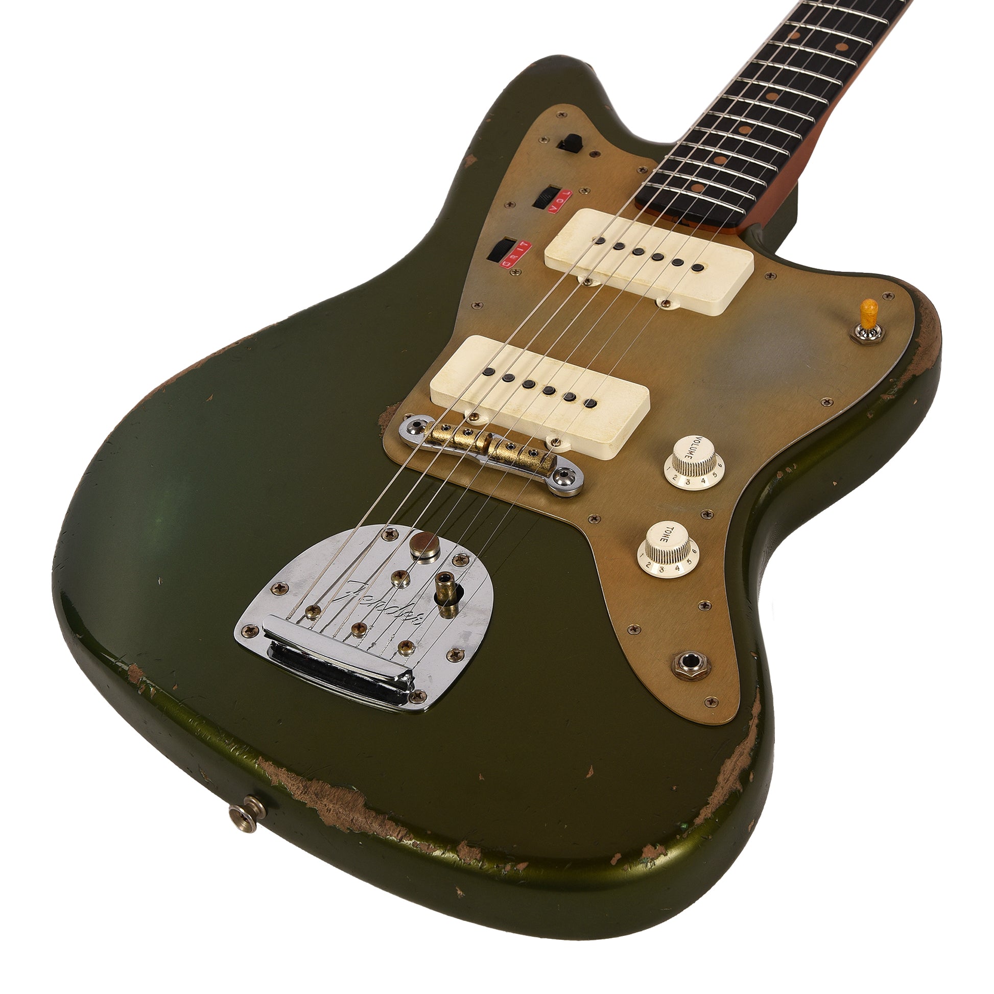 Fender Custom Shop 1959 Jazzmaster "Chicago Special" Relic Super Aged Cadillac Green Master Built by Levi Perry Electric Guitars / Solid Body