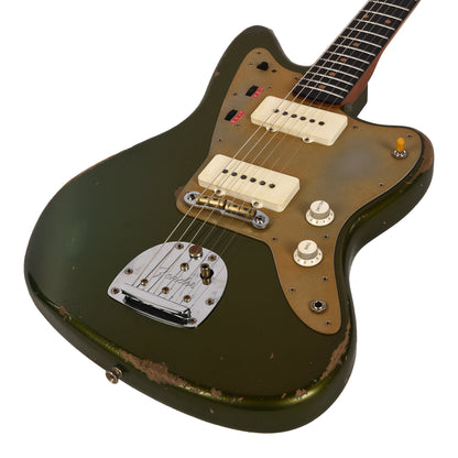 Fender Custom Shop 1959 Jazzmaster "Chicago Special" Relic Super Aged Cadillac Green Master Built by Levi Perry Electric Guitars / Solid Body