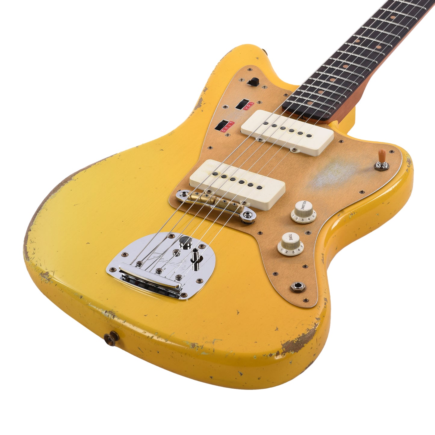 Fender Custom Shop 1959 Jazzmaster "Chicago Special" Relic Super Aged Graffiti Yellow Master Built by Levi Perry Electric Guitars / Solid Body