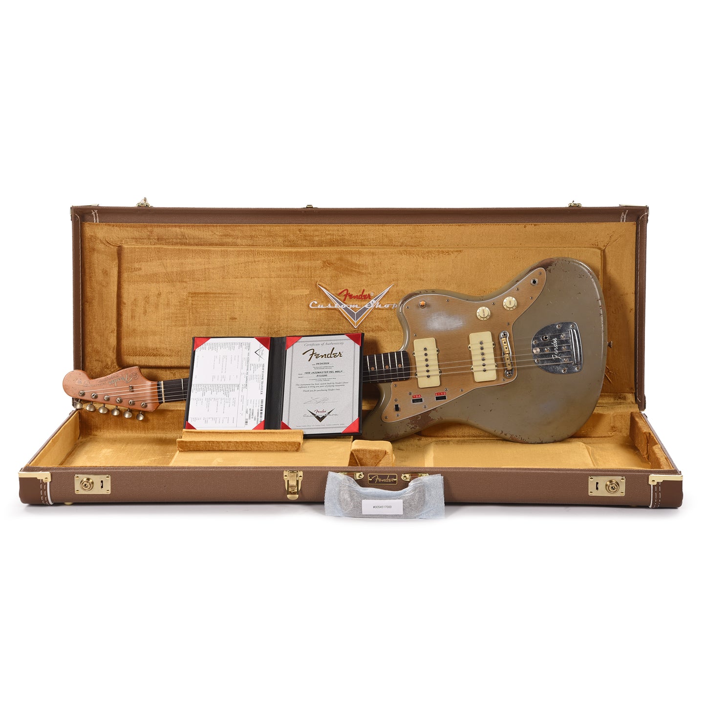 Fender Custom Shop 1959 Jazzmaster "Chicago Special" Relic Super Aged Primer Grey Master Built by Levi Perry Electric Guitars / Solid Body