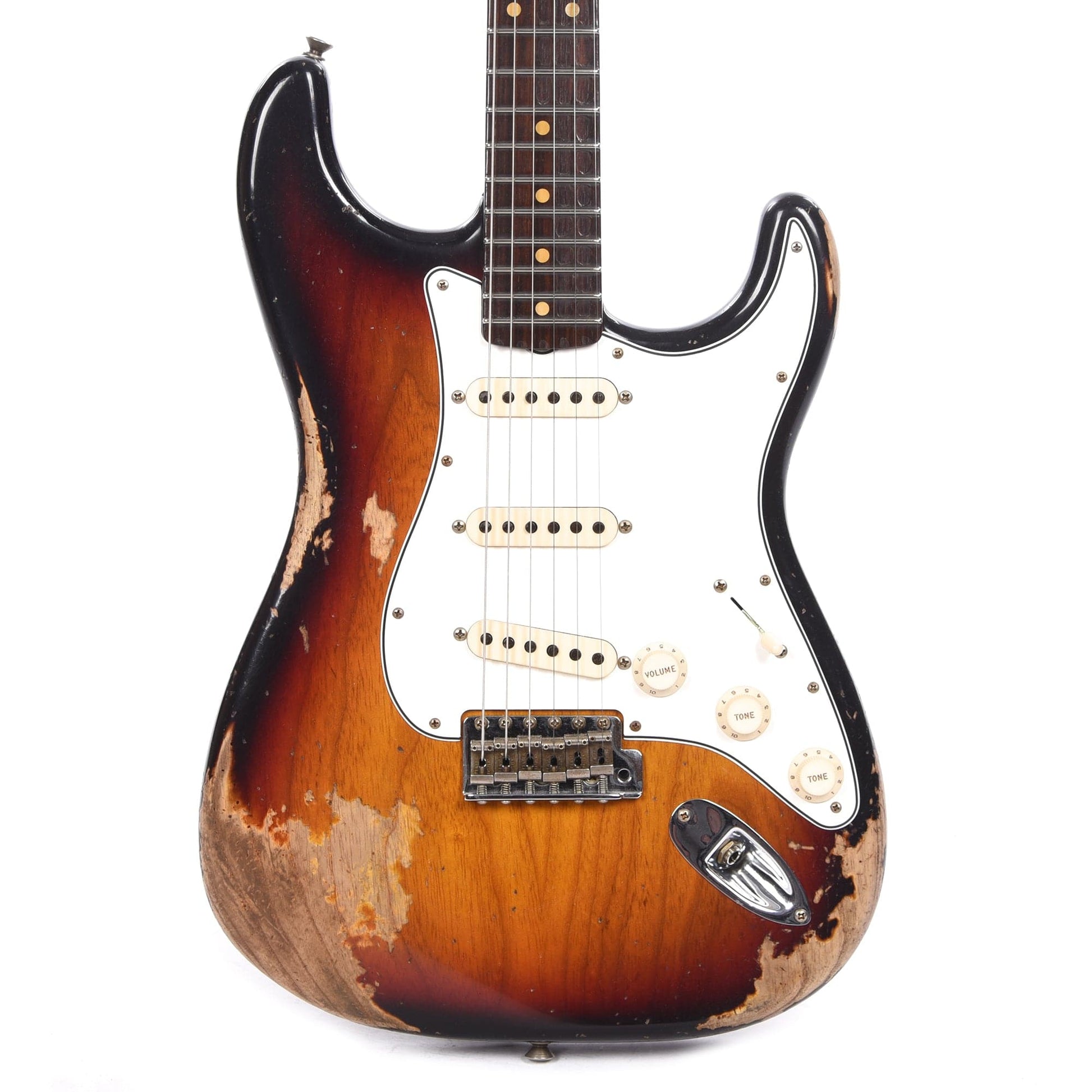 Fender Custom Shop 1959 Stratocaster Ash "Chicago Special" Heavy Relic Aged 3-Color Sunburst w/Rosewood Neck Electric Guitars / Solid Body