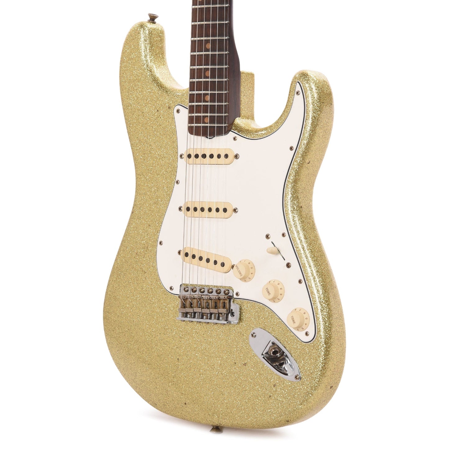 Fender Custom Shop 1959 Stratocaster "Chicago Special" Journeyman Aged Gold Sparkle w/Rosewood Neck Electric Guitars / Solid Body