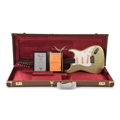 Fender Custom Shop 1959 Stratocaster "Chicago Special" Journeyman Aged Gold Sparkle w/Rosewood Neck Electric Guitars / Solid Body