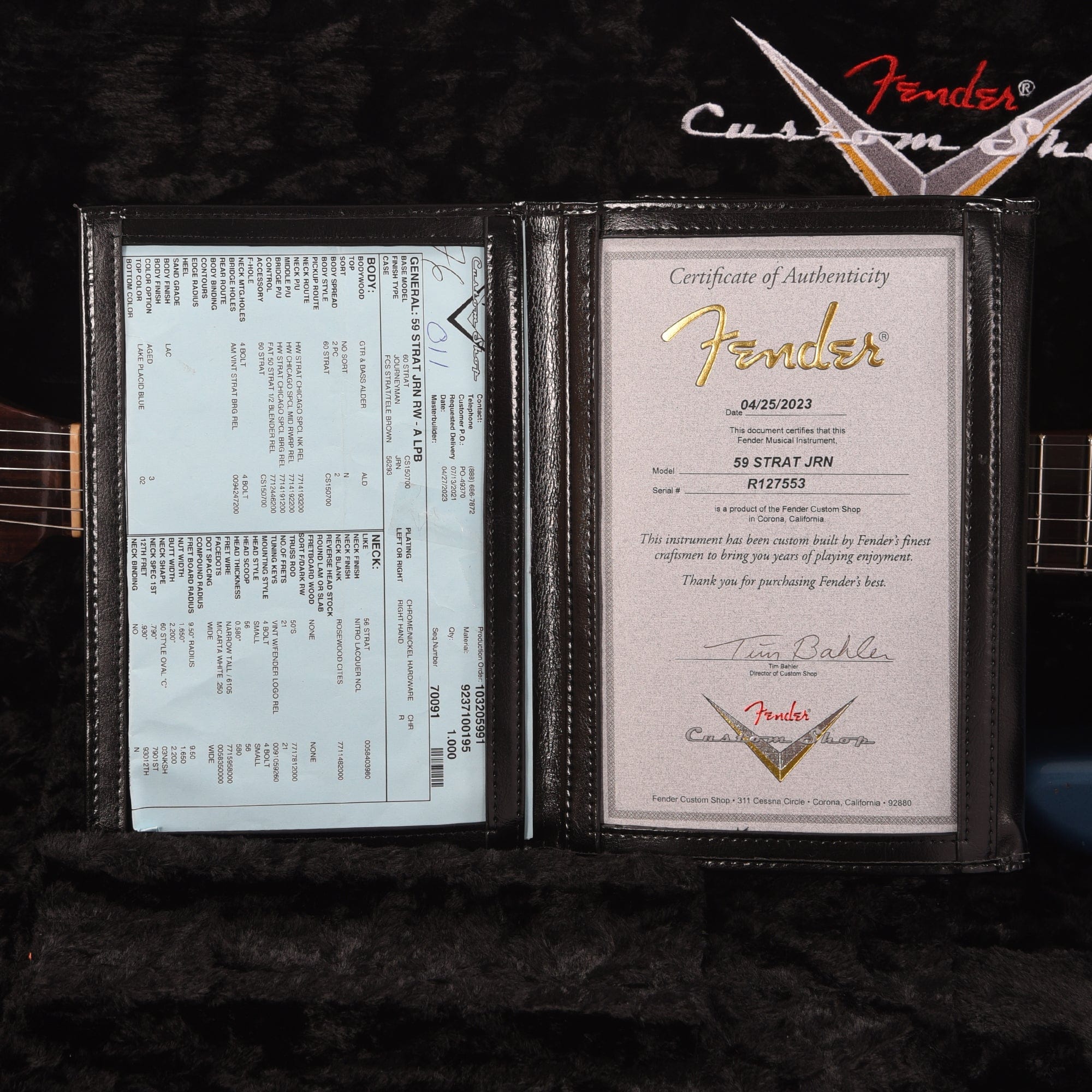 Fender Custom Shop 1959 Stratocaster 