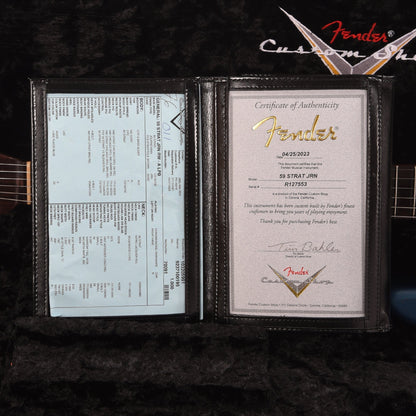 Fender Custom Shop 1959 Stratocaster "Chicago Special" Journeyman Aged Lake Placid Blue w/Rosewood Neck Electric Guitars / Solid Body