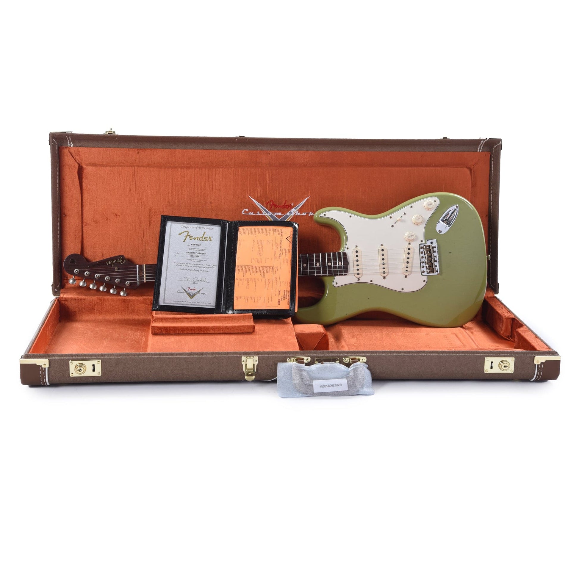 Fender Custom Shop 1959 Stratocaster "Chicago Special" Journeyman Faded/Aged Sweet Pea Green w/Rosewood Neck Electric Guitars / Solid Body