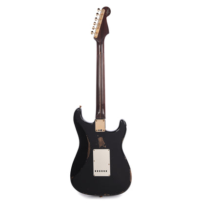 Fender Custom Shop 1959 Stratocaster "Chicago Special" LEFTY Heavy Relic Aged Black w/Rosewood Neck & Gold Hardware Electric Guitars / Solid Body