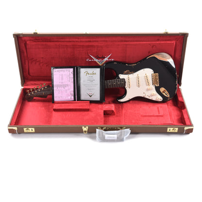 Fender Custom Shop 1959 Stratocaster "Chicago Special" LEFTY Heavy Relic Aged Black w/Rosewood Neck & Gold Hardware Electric Guitars / Solid Body