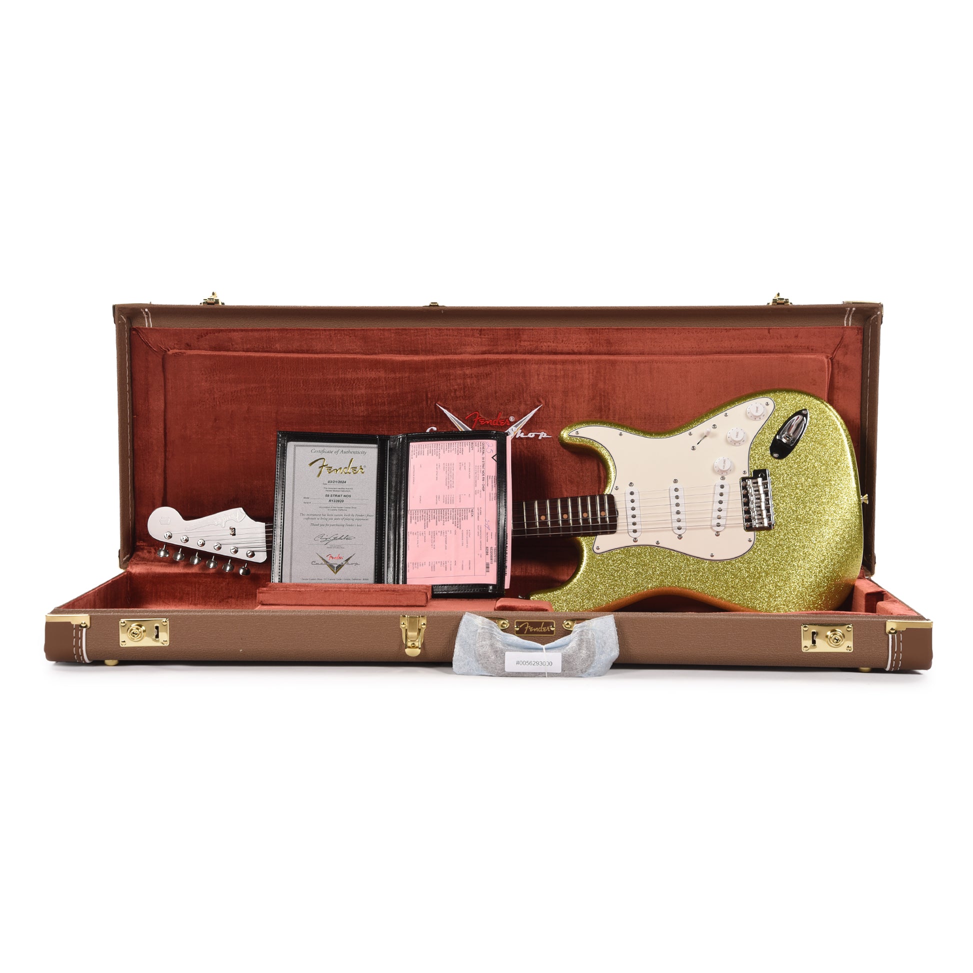 Fender Custom Shop 1959 Stratocaster "Chicago Special" NOS Chartreuse Sparkle w/Rosewood Neck Electric Guitars / Solid Body