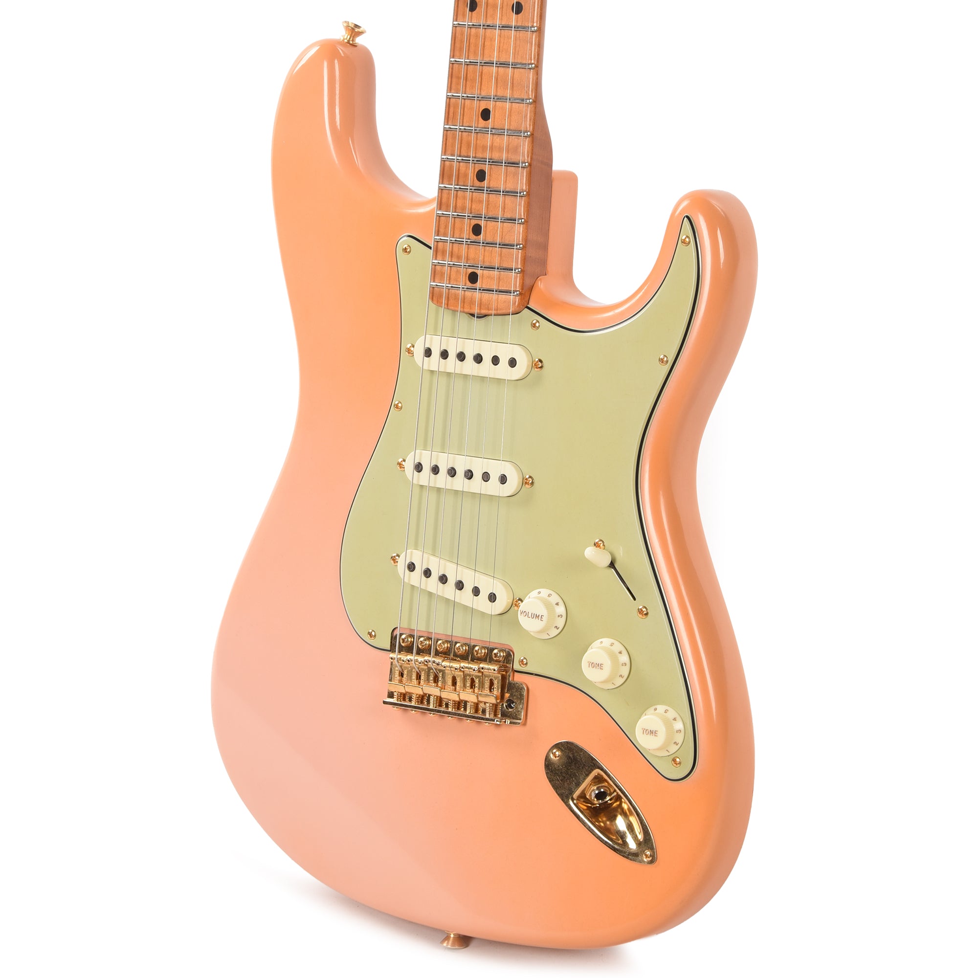 Fender Custom Shop 1959 Stratocaster Deluxe Closet Classic Aged Shell Pink Master Built by Dale Wilson w/Gold Hardware & AA Flame Neck Electric Guitars / Solid Body