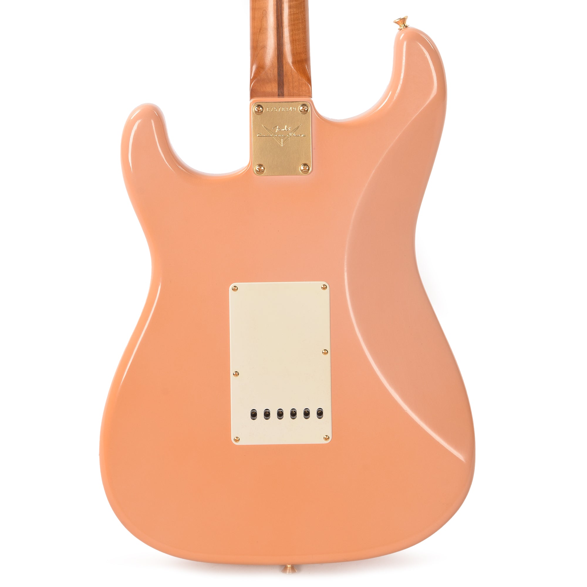 Fender Custom Shop 1959 Stratocaster Deluxe Closet Classic Aged Shell Pink Master Built by Dale Wilson w/Gold Hardware & AA Flame Neck Electric Guitars / Solid Body