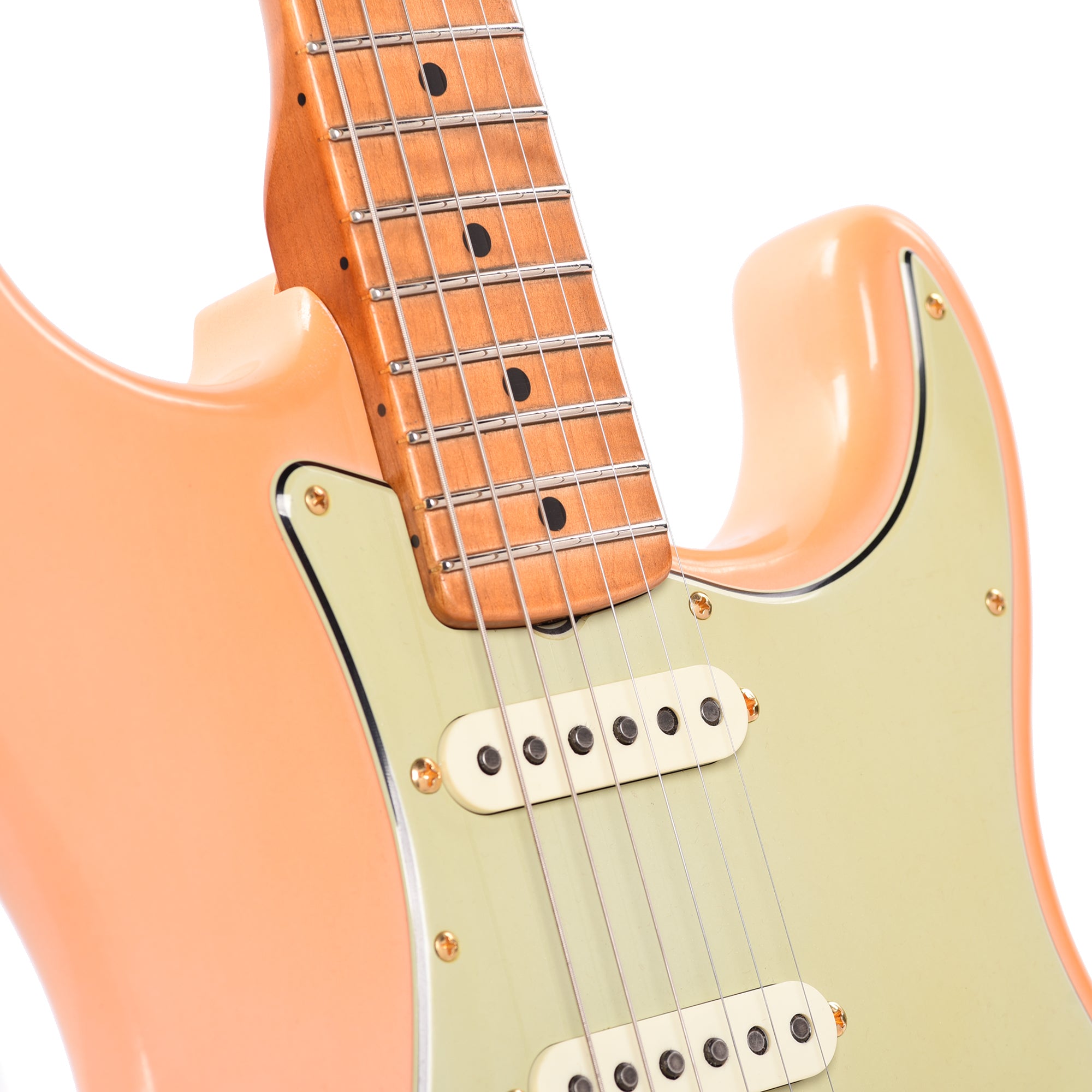 Fender Custom Shop 1959 Stratocaster Deluxe Closet Classic Aged Shell Pink Master Built by Dale Wilson w/Gold Hardware & AA Flame Neck Electric Guitars / Solid Body