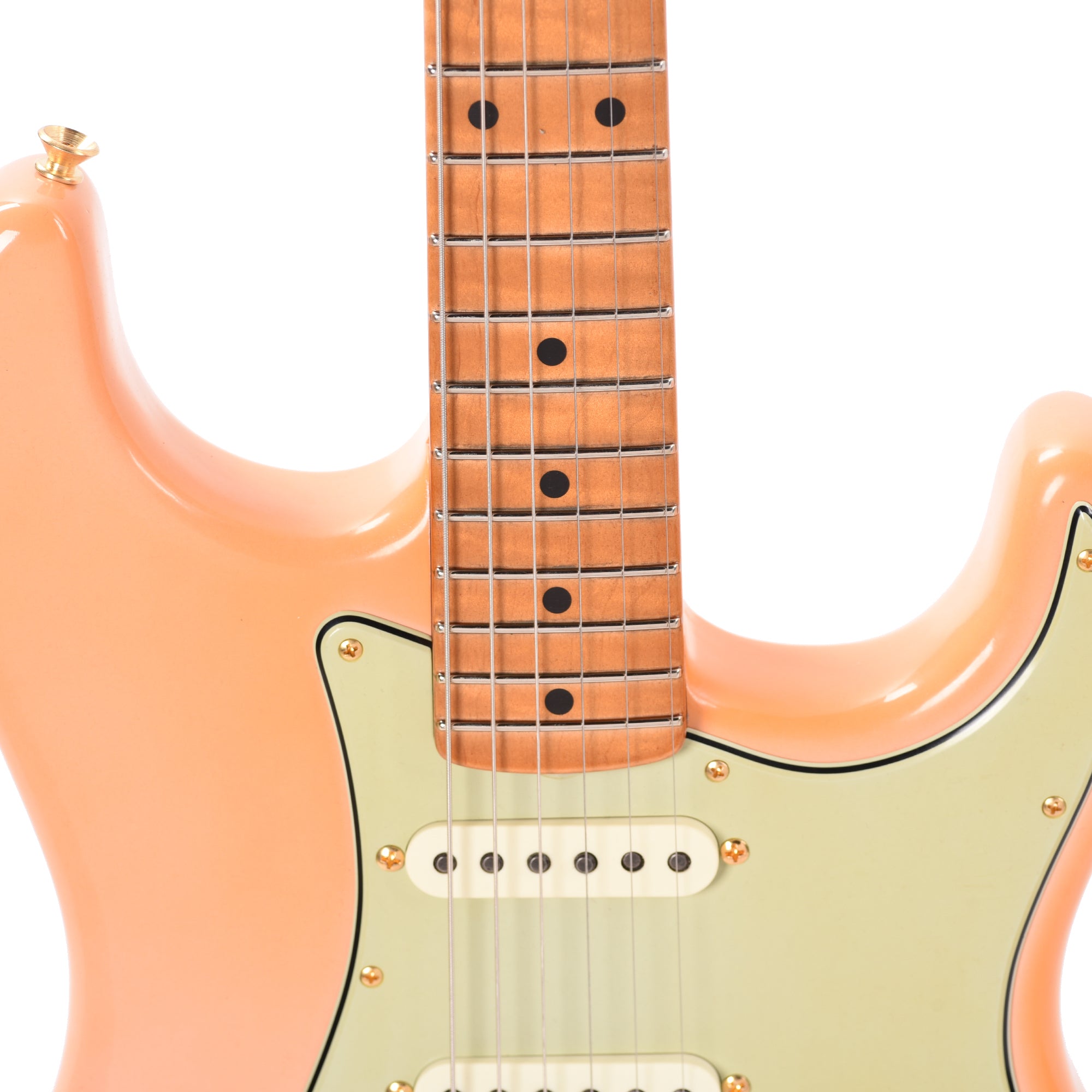 Fender Custom Shop 1959 Stratocaster Deluxe Closet Classic Aged Shell Pink Master Built by Dale Wilson w/Gold Hardware & AA Flame Neck Electric Guitars / Solid Body