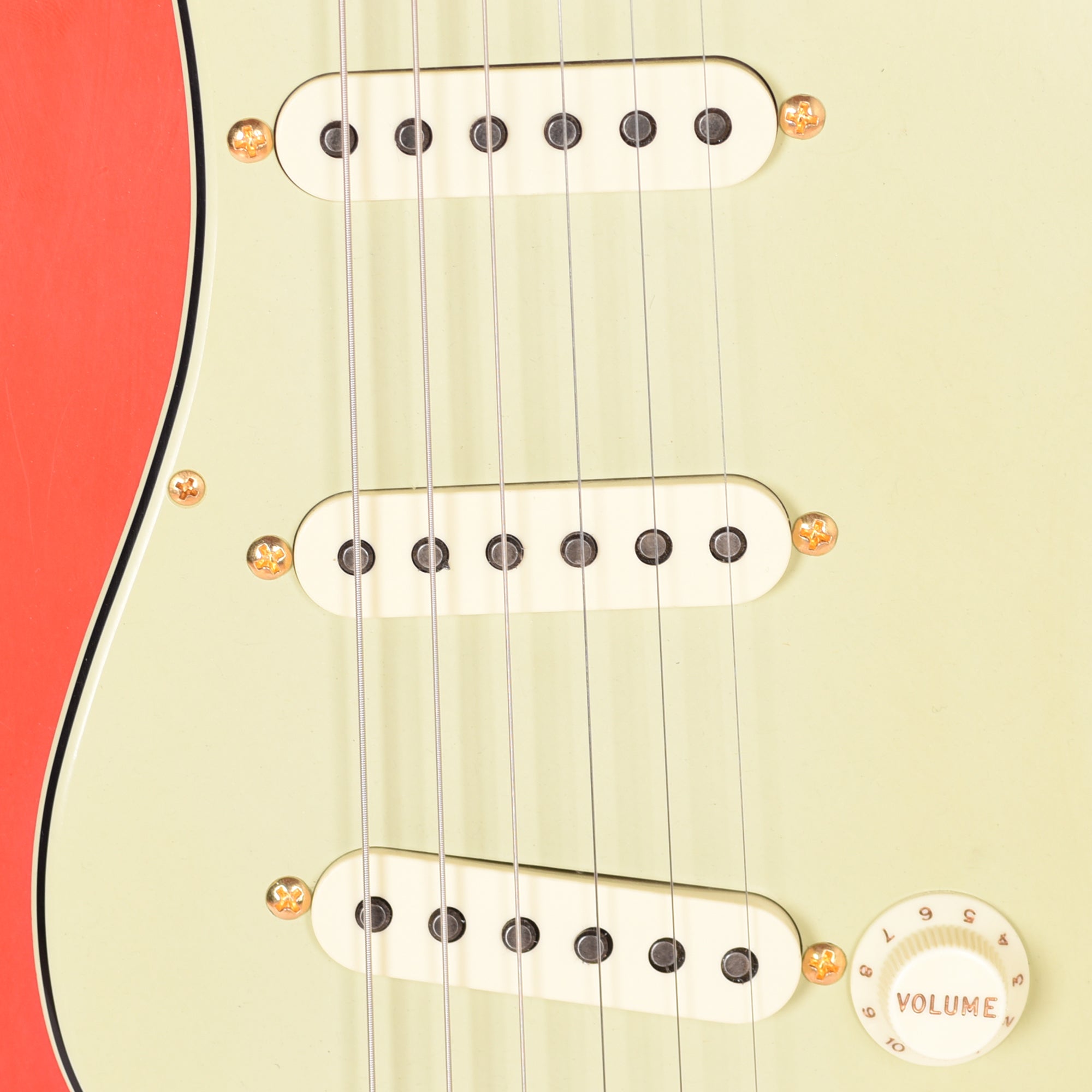 Fender Custom Shop 1959 Stratocaster Deluxe Closet Classic Faded Fiesta Red Master Built by Dale Wilson w/Gold Hardware & AA Flame Neck Electric Guitars / Solid Body