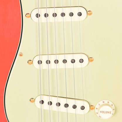 Fender Custom Shop 1959 Stratocaster Deluxe Closet Classic Faded Fiesta Red Master Built by Dale Wilson w/Gold Hardware & AA Flame Neck Electric Guitars / Solid Body