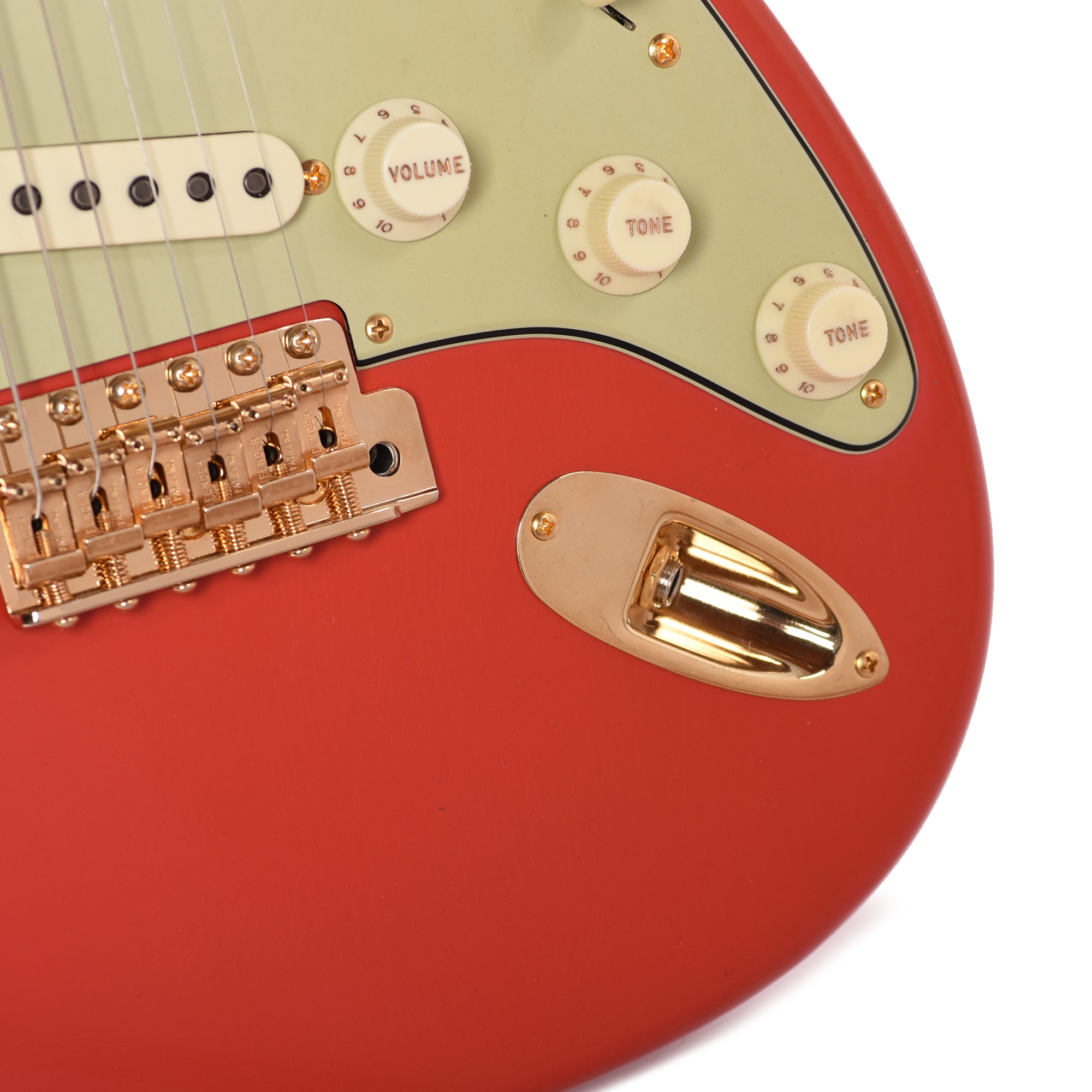 Fender Custom Shop 1959 Stratocaster Deluxe Closet Classic Faded Fiesta Red Master Built by Dale Wilson w/Gold Hardware & AA Flame Neck Electric Guitars / Solid Body